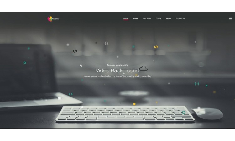 SimPage HTML5 Template